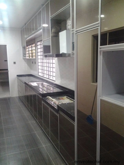 Kabinet Dapur Pintu Kaca 3G - Cheras / Kajang