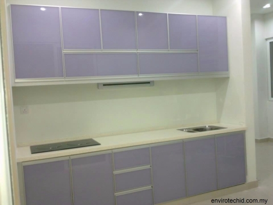 3G Glass Door Kitchen Cabinet - Cheras / Kajang