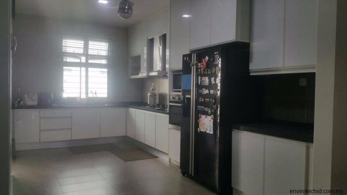 Kabinet Dapur Pintu Kaca 3G - Cheras / Kajang