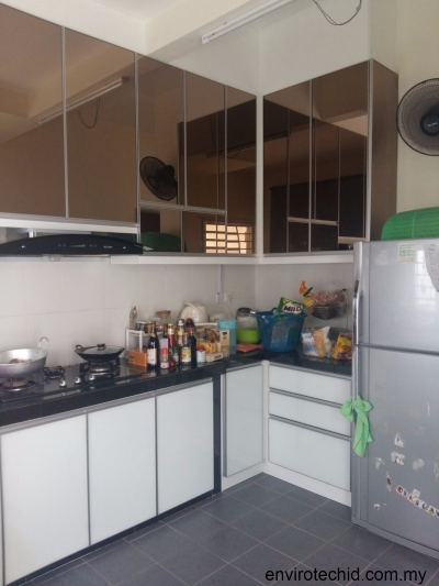 3G Glass Door Kitchen Cabinet - Cheras / Kajang