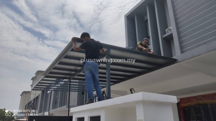 ALUMBOND COMPOSITE PANEL @JALAN PUJ 4/1, TAMAN PUNCAK JALIL, SERI KEMBANGAN