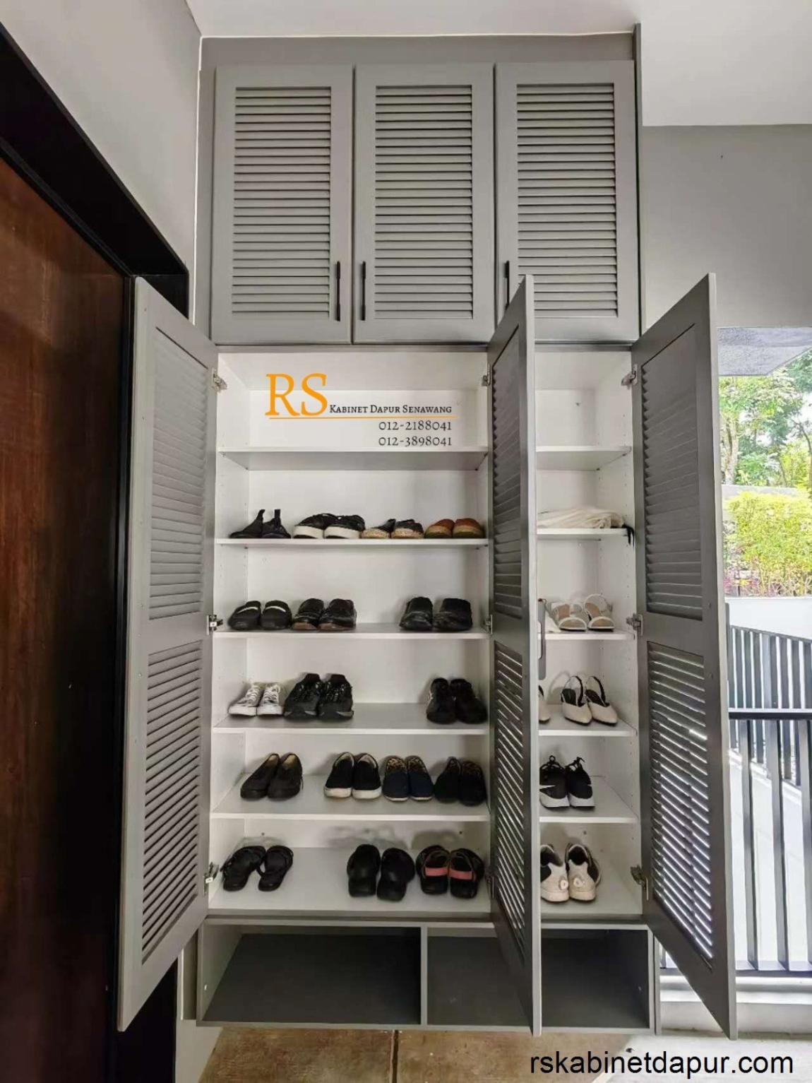 Built-in Shoe Cabinet Design - Seremban Negeri Sembilan / Seremban / Nilai / Port Dickson / Semenyih Shoe Cabinet Design Custom Shoe Cabinet / Built-in Shoe Cabinet Malaysia Reference Renovation Design 