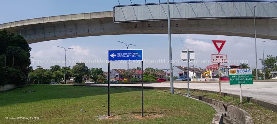 Road Side Direction Signage Custom Made At Klang Kuala Lumpur