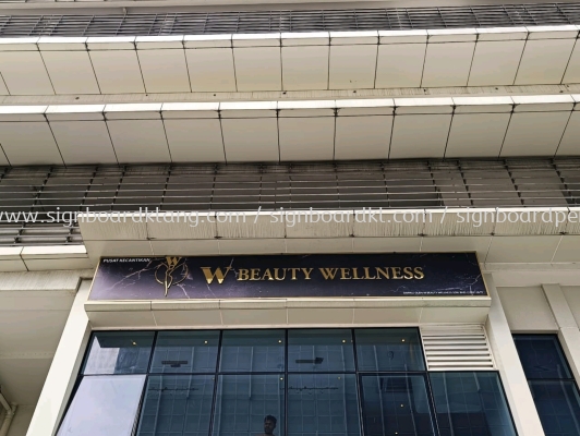 Beauty Shop Stainless Steel 3D Lettering Custom Made Signage Factory At Kepong Subang Jaya Selangor