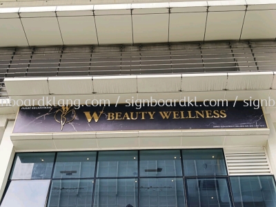 Beauty Shop Stainless Steel 3D Lettering Custom Made Signboard Factory At Kepong Subang Jaya Selangor