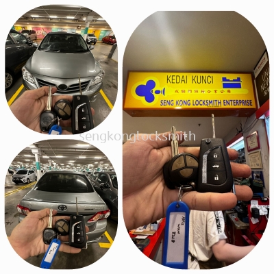 Duplicate Toyota Altis 2011 car flip Key controller