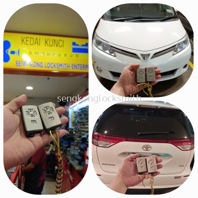 Duplicate Toyota Estima acr50 car keyless controller