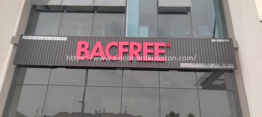 BACFREE 3D LED ALUMINIUM PANEL SIGNAGE AT PAKA