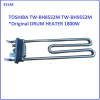 Code: 33148 TOSHIBA TW-BH85S2M TW-BH95S2M DRUM HEATER 1800W 230V ORIGINAL FOR DRUM WASHING MACHINE U Heating Element Washing Machine Parts