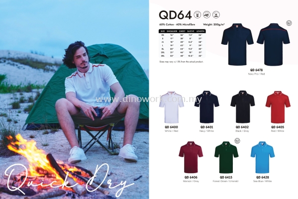 Polo T-Shirt Quick Dry QD64