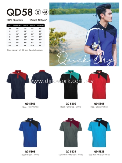 Polo T-Shirt Quick Dry QD58