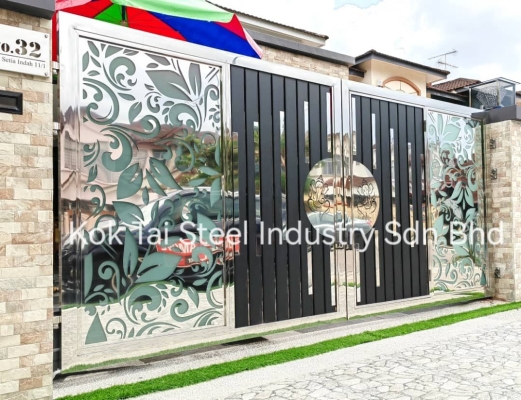 Special Pattern Stainless Steel Gate - Johor Bahru