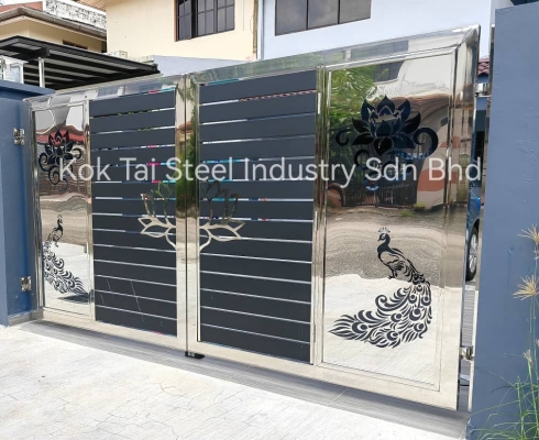 Special Pattern Stainless Steel Gate - Johor Bahru