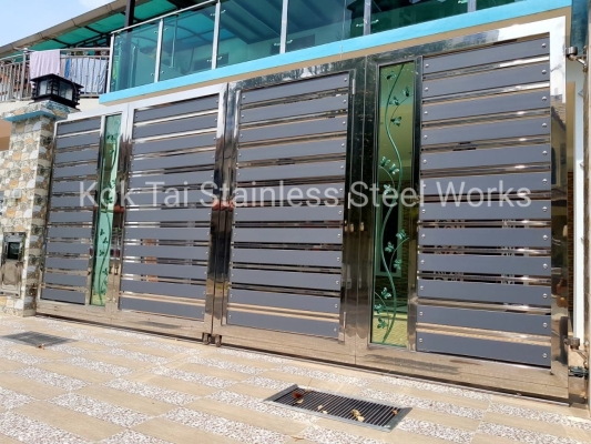 Stainless Steel Mix Plank Gate - Johor Bahru