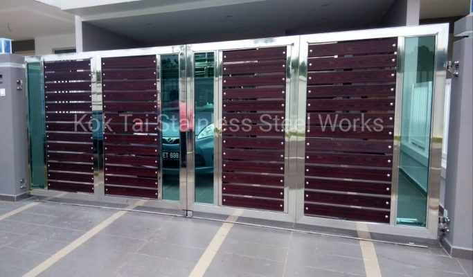 Stainless Steel Mix Plank Gate - Johor Bahru