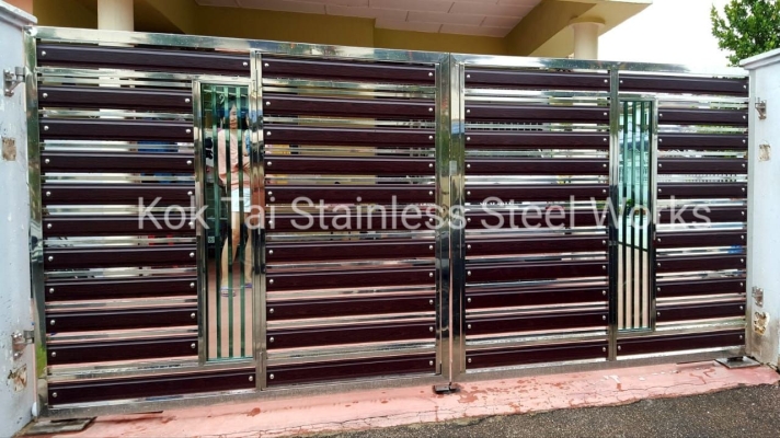 Stainless Steel Mix Plank Gate - Johor Bahru