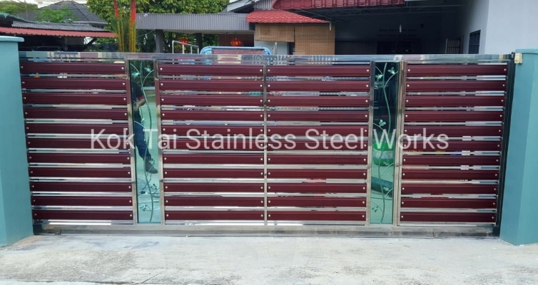 Stainless Steel Mix Plank Gate - Johor Bahru