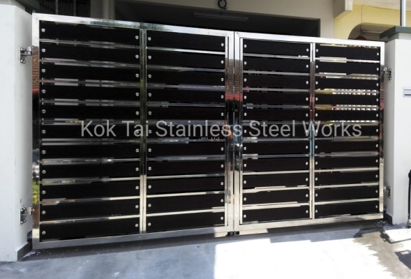 Stainless Steel Mix Plank Gate - Johor Bahru