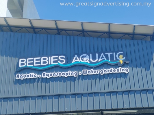 COMMERCIAL 3D PVC LETTERING SIGNBOARD MANUFACTURER AT NILAI, BANGI