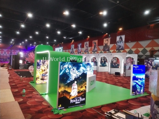 IQIYI 3D Signage Event Exhibition Trade Expo Fair Booth Festive Convention Centre Shopping Mall KLCC Mid Valley TRX IOI Sunway Mytown MITEC Matta Automotive Book Pet Fabric Lightbox Supply Manufacture Installation Services 