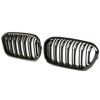 F20 `15 Front Grille Double Line Gloss Black 1 Series F20 BMW