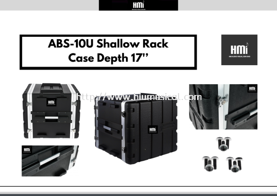 ABS-10U Shallow Rack Case Depth 17'