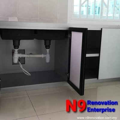 Kabinet Dapur Aluminium 4G - Pasir Gudang