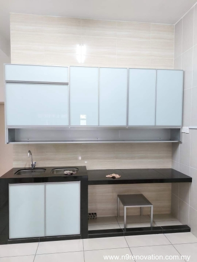 4G Aluminium Kitchen Cabinet - Pasir Gudang