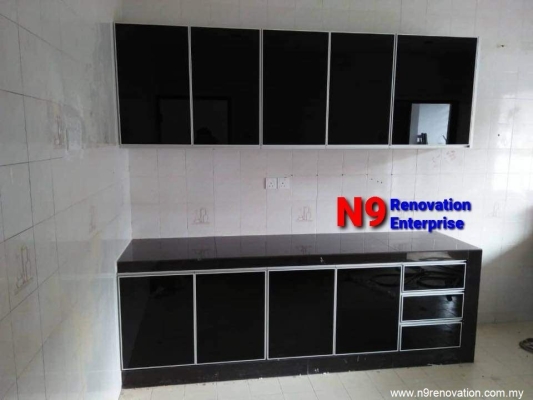 Kabinet Dapur Aluminium 4G - Pasir Gudang