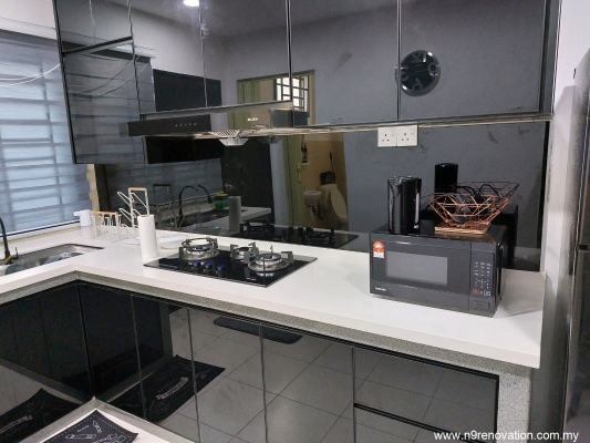 4G Aluminium Kitchen Cabinet - Pasir Gudang