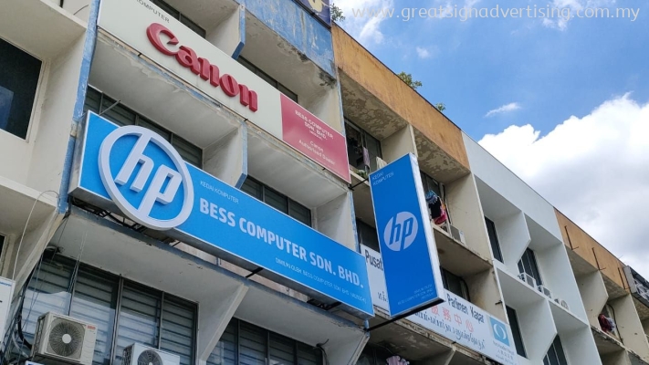 3D LED FRONTLIT BOX UP LETTERING SIGNBOARD AT TAMING JAYA, BALAKONG