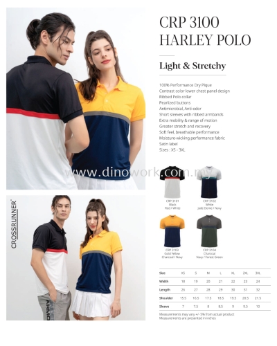 Polo T-shirt CRP3100