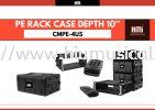 CMPE-4US PE Rack Case Depth 10' Audio Rack Case Rack Case & Accessories Accessories