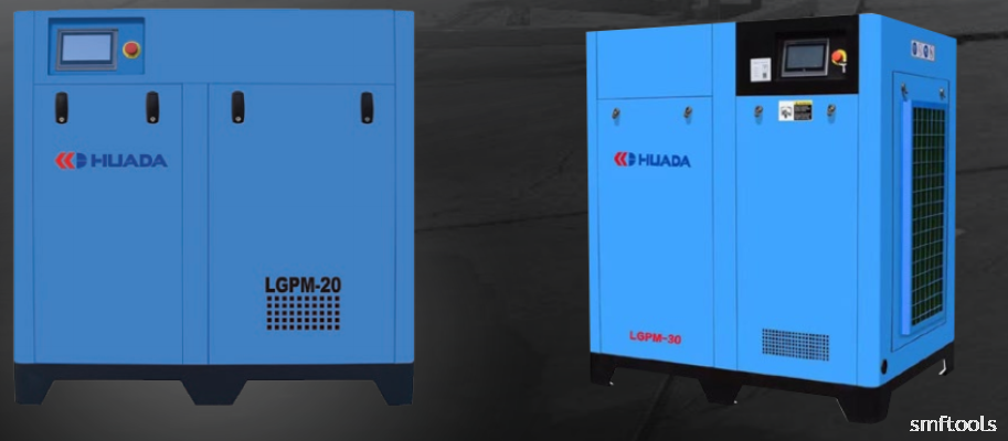 HUADA MEGNETI SERVO SCREW AIR COMPRESSOR