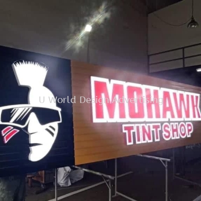 3D Box UP LED Frontlit Lighting Signage | Shop Lot Shopping Mall Cafe Restaurant | Supplier Manufacture Installer Installation Service Malaysia