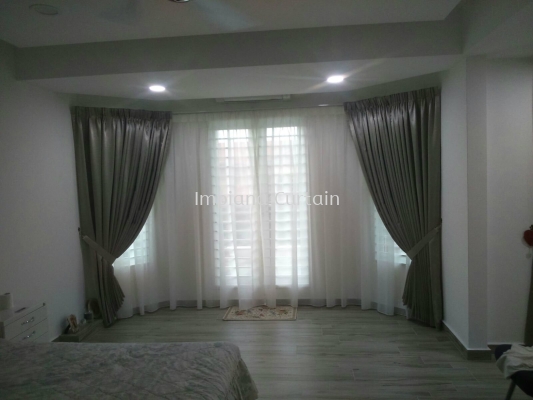 Living Room Curtain Installation at Balakong, Selangor