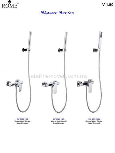 BRAND: ROME (SHOWER MIXER COMBO SET)