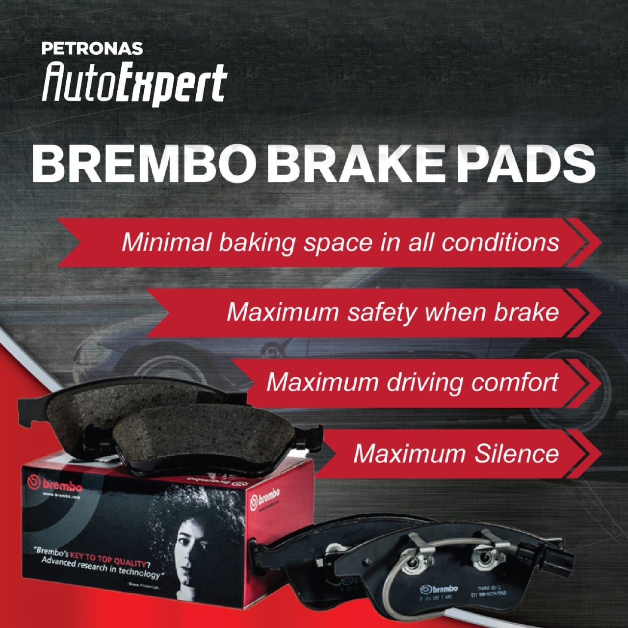 BREMBO STANDARD BRAKE PADS  