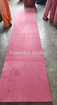 Linatex Rubber Sheet Red