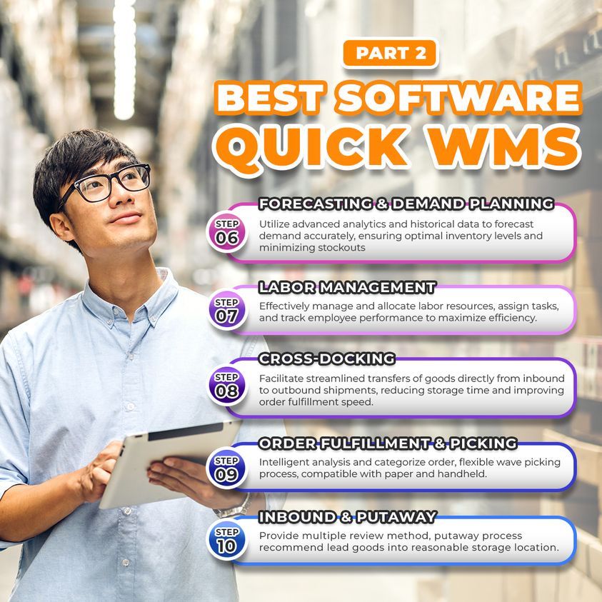 Discover how Best Software Quick Warehouse Management System can help your business and speed up your warehouse operation - Part 2