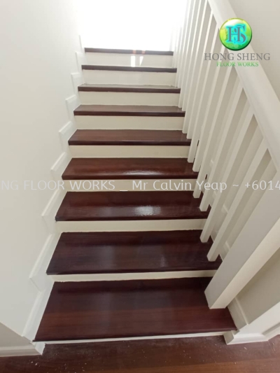 Staircase wood floor Refurbish @ KL and Selangor Area 