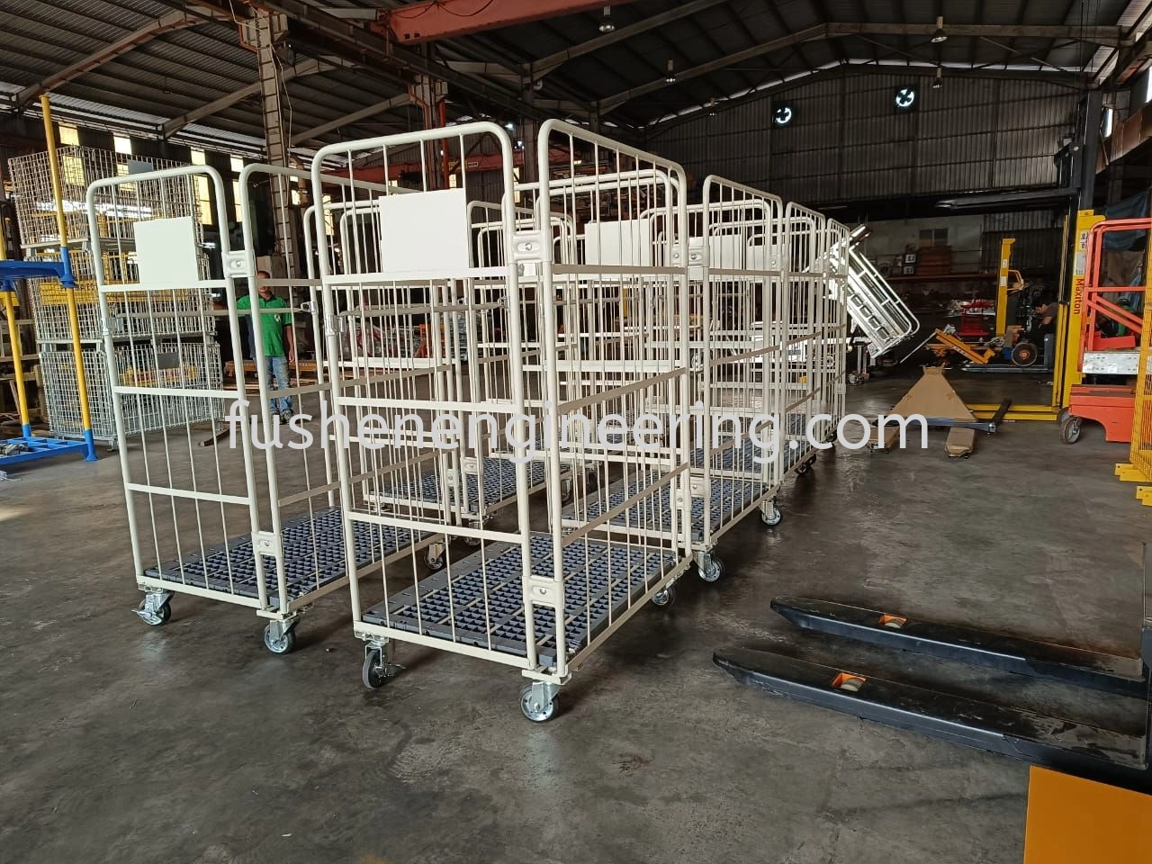 Delivery to customer (Distrubtion Work Tainer PVC Base)