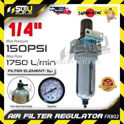 SUMO KING FR802 1/4" Air Filter Regulator