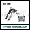 Outdoor Chrome Bracket Aircond 1.0hp-1.5hp / 2.0hp-2.5hp Hardware Items and Tools