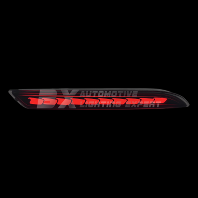 Honda City RS 2023 - LED Rear Bumper Reflector (Dragon Scale Design)