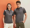 Mircofiber Mock Neck with Zip Polo - M 3400 Dry Fit Shirt Uniform & Caps