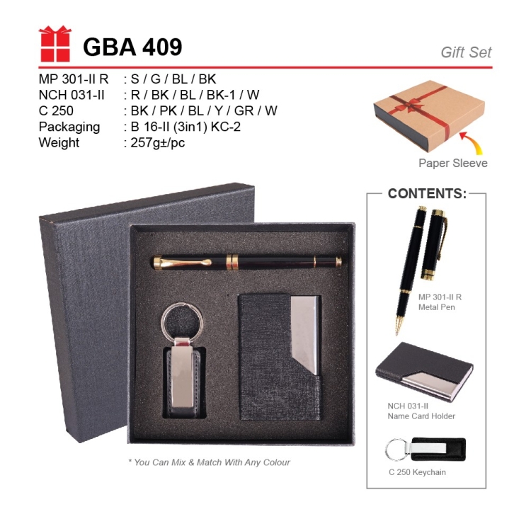 GBA 409 Gift Set
