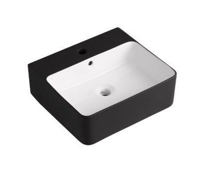 SRTWB1514-BW Black + White Counter Top Basin Wash Basin Collection Bathroom / Washroom Choose Sample / Pattern Chart
