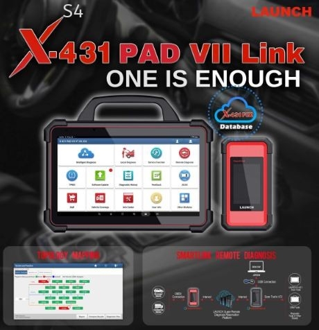LAUNCH® X431 PAV VII Link Professional Diagnostic Scanner