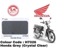 H7026 -GROUNDCOAT HONDA GREY EX5 AUTOMOTIVE MOTORCYCLE 2K CAR PAINT 2K Motorcycle Paint Car Paint
